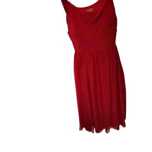 Coldwater Creek NWT Sleeveless Cocktail Chiffon Dreams Dress in Red size 14 - Picture 5 of 14